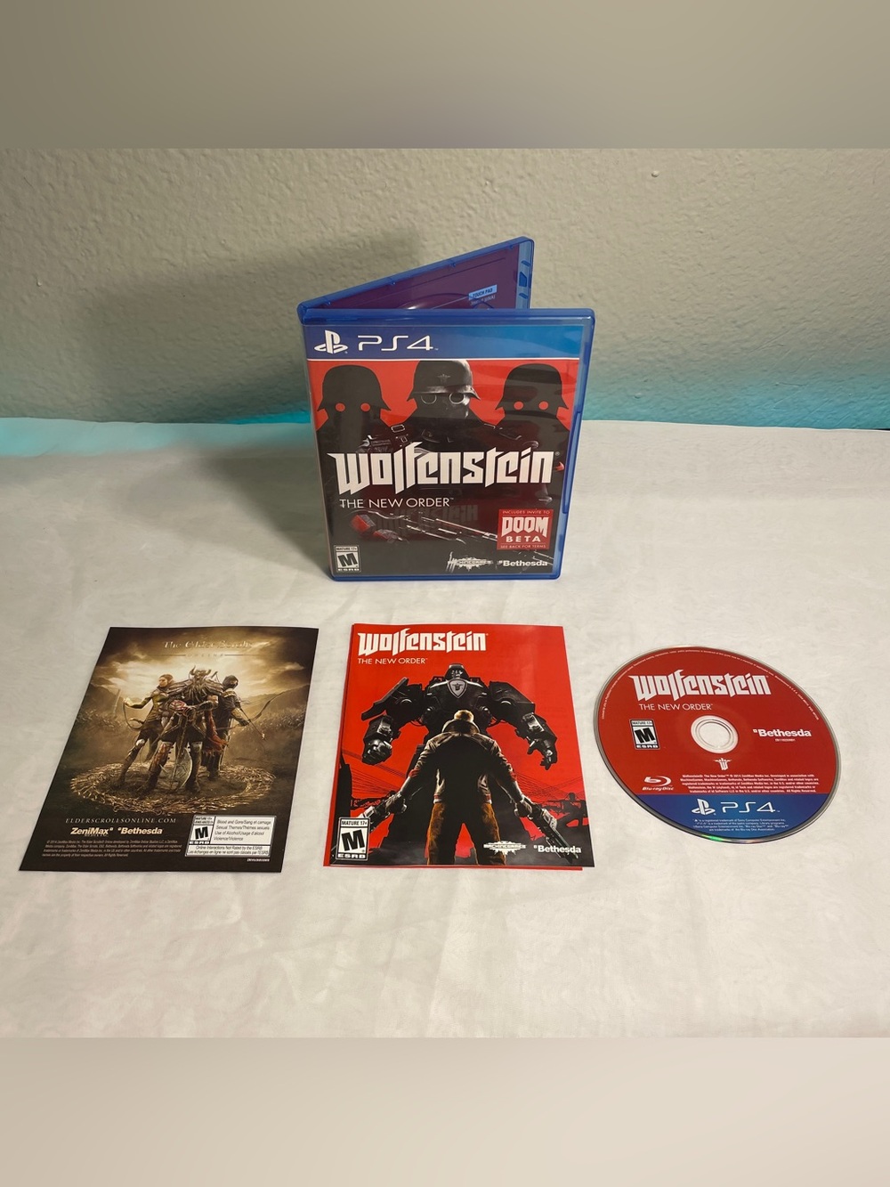 Wolfenstein: The New Order (Sony PlayStation 4, 2014) Tested & Works Complete